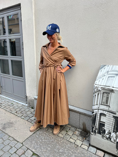 Robe dress camel - 12186U