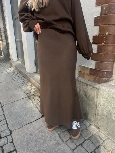 Karolina jersey skirt Brown
