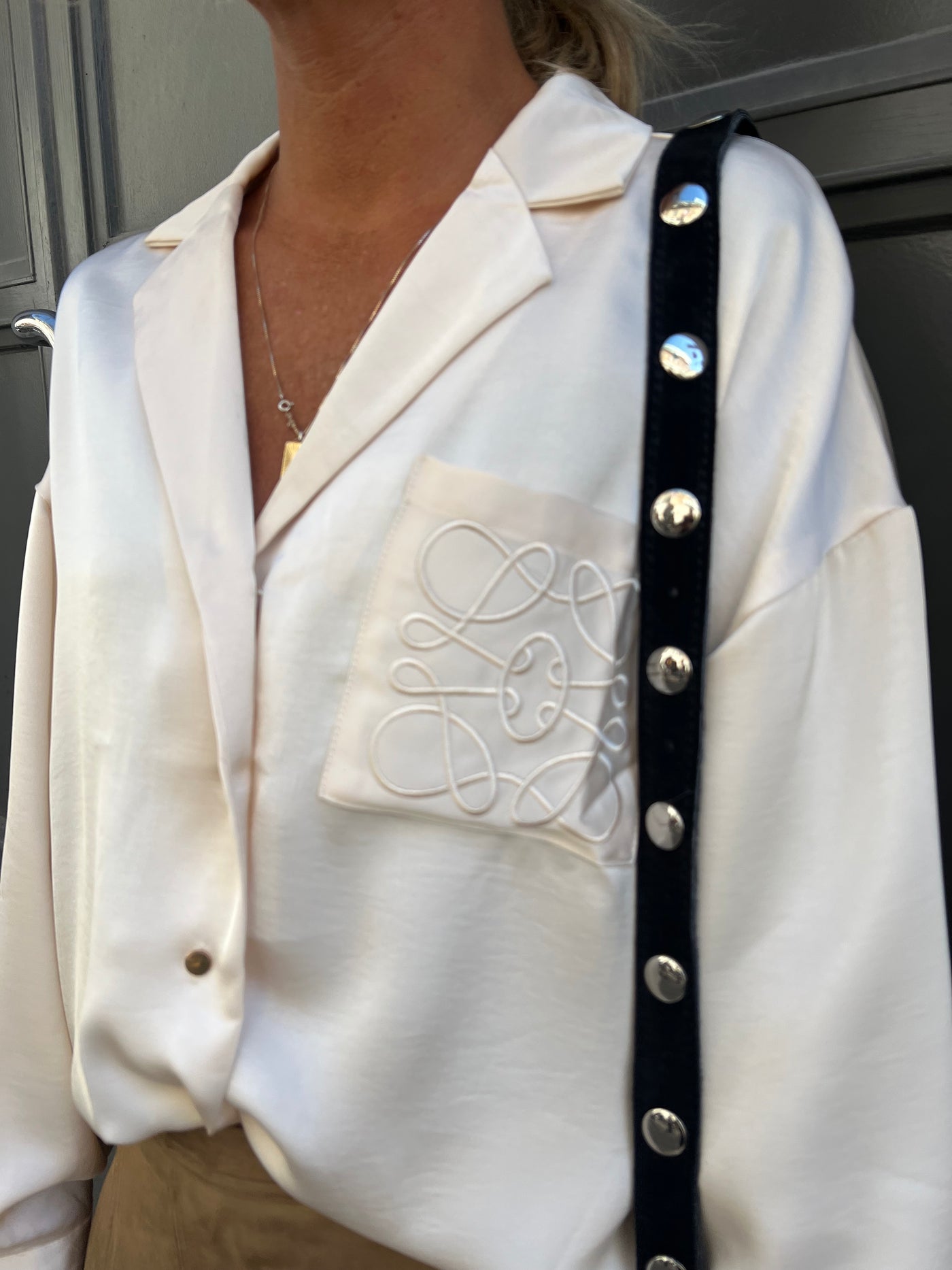 Look blouse champagne