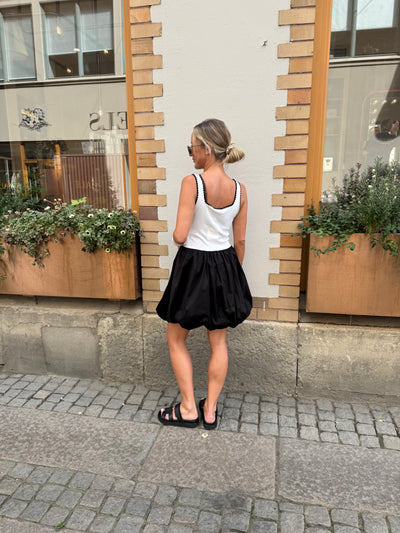 Short dress ballong White
