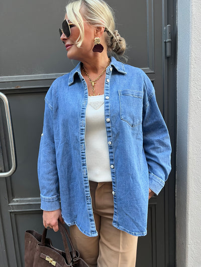 Dagny jeansskjorta