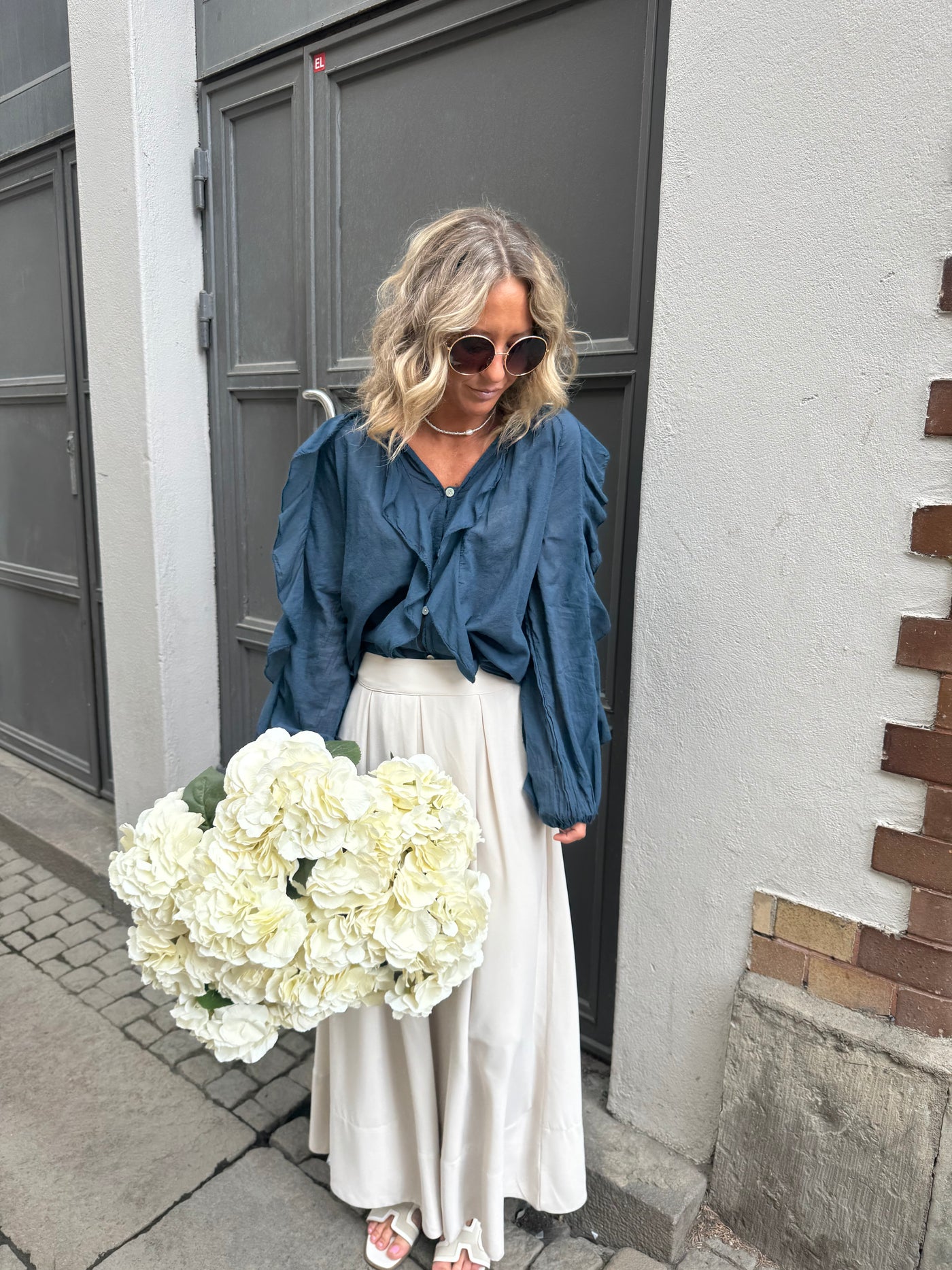 Angel boho blouse Blue