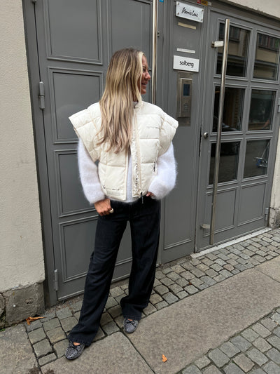 MOUNT PUFFER VEST offwhite