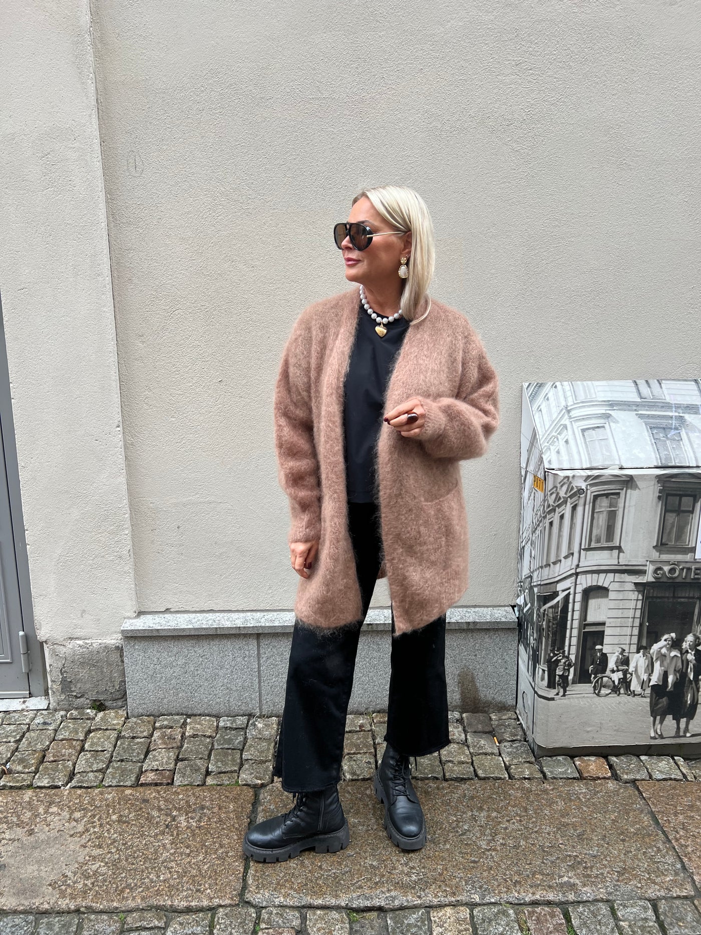 Roro mohair kofta Camel - 22067