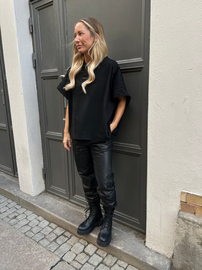 FANNY mocka, t-shirt svart