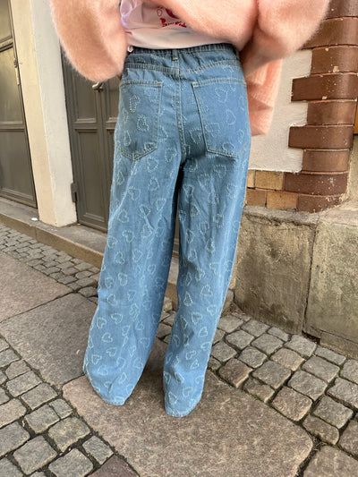 Small heart denim new
