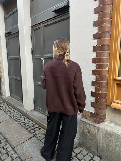 Rosé cardigan Brown