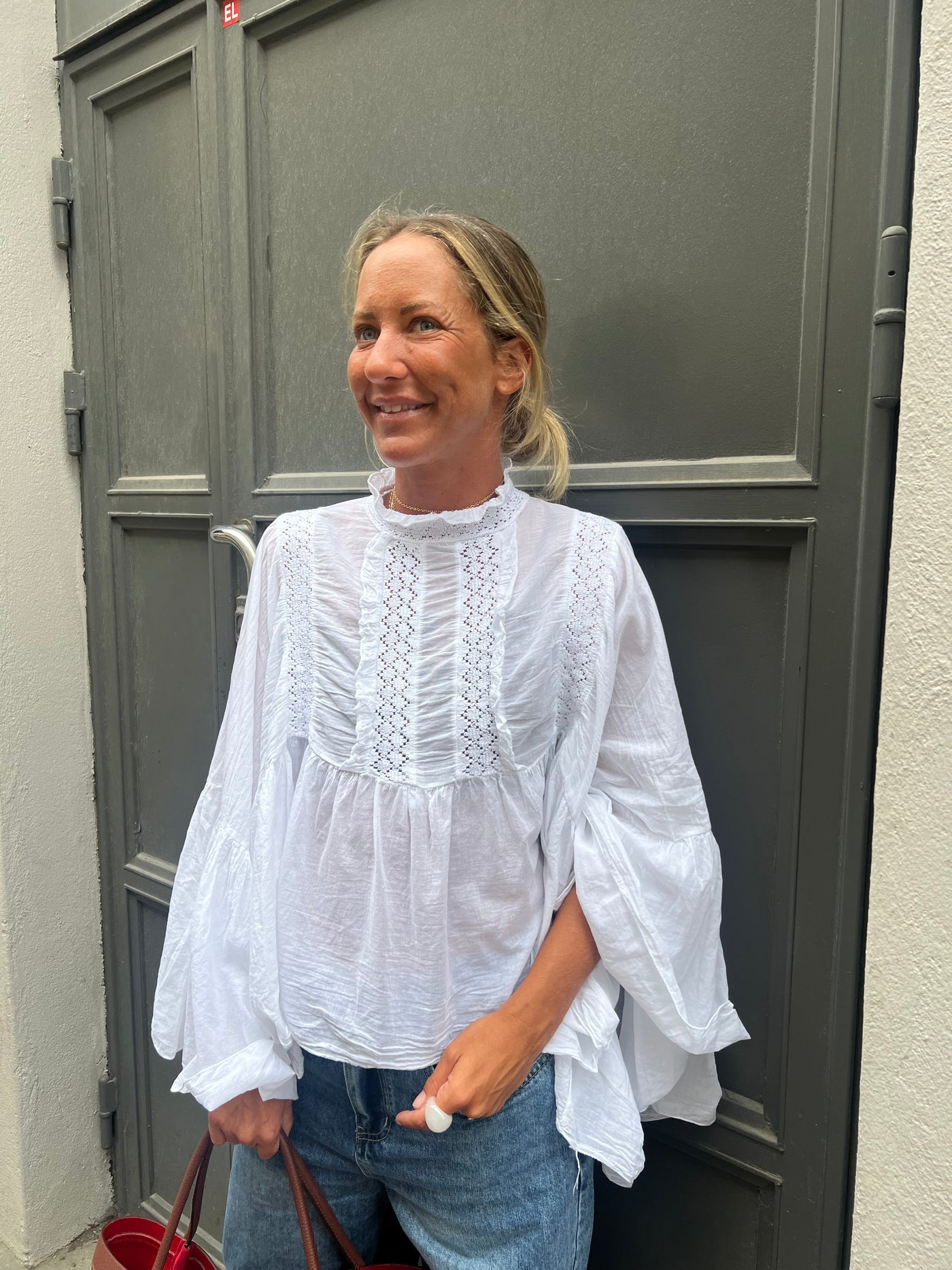 Polly blouse white
