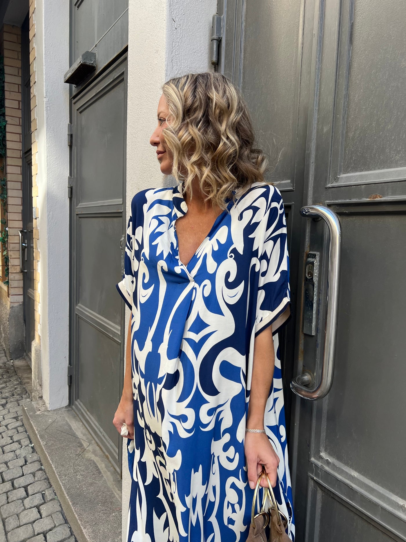 Kaftan dress sporty  blue