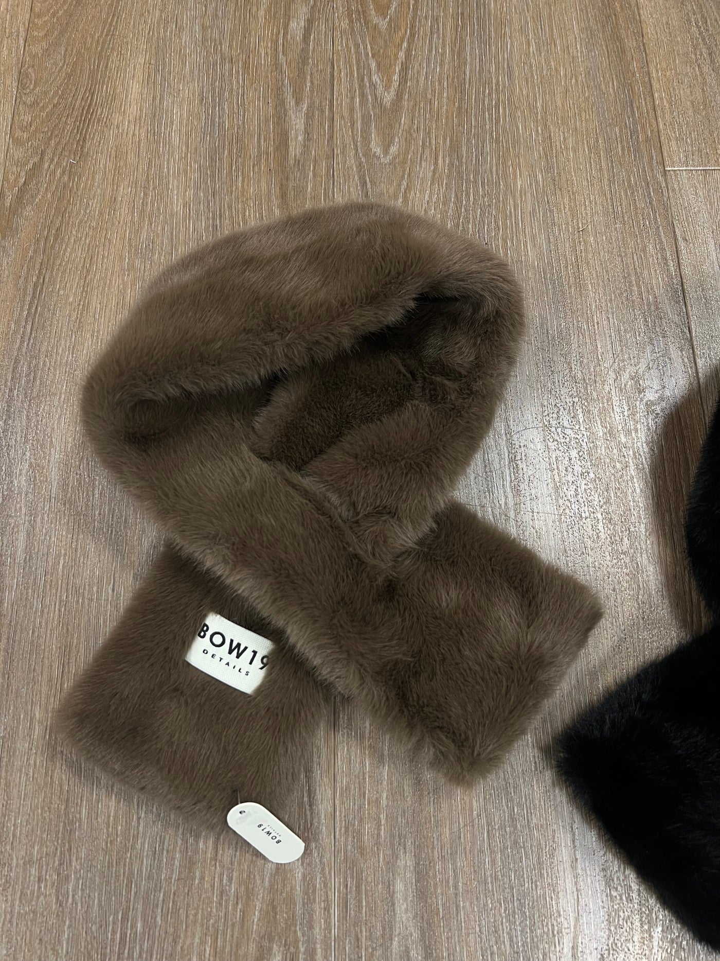 Päls scarf anais brown