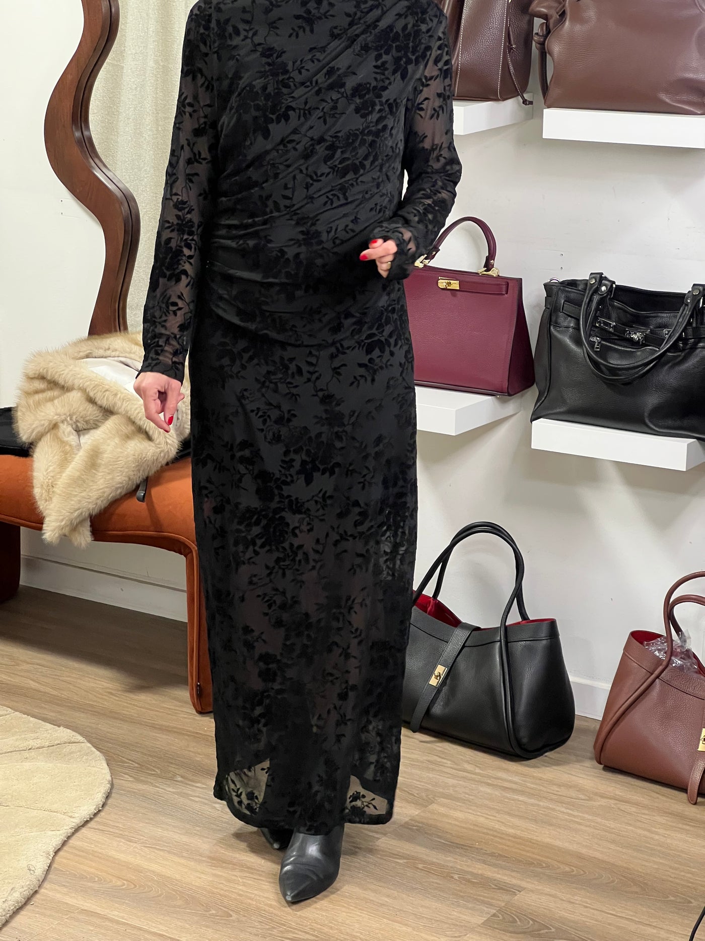 Fleur mesh klänning 5962 leverans 7 dagar