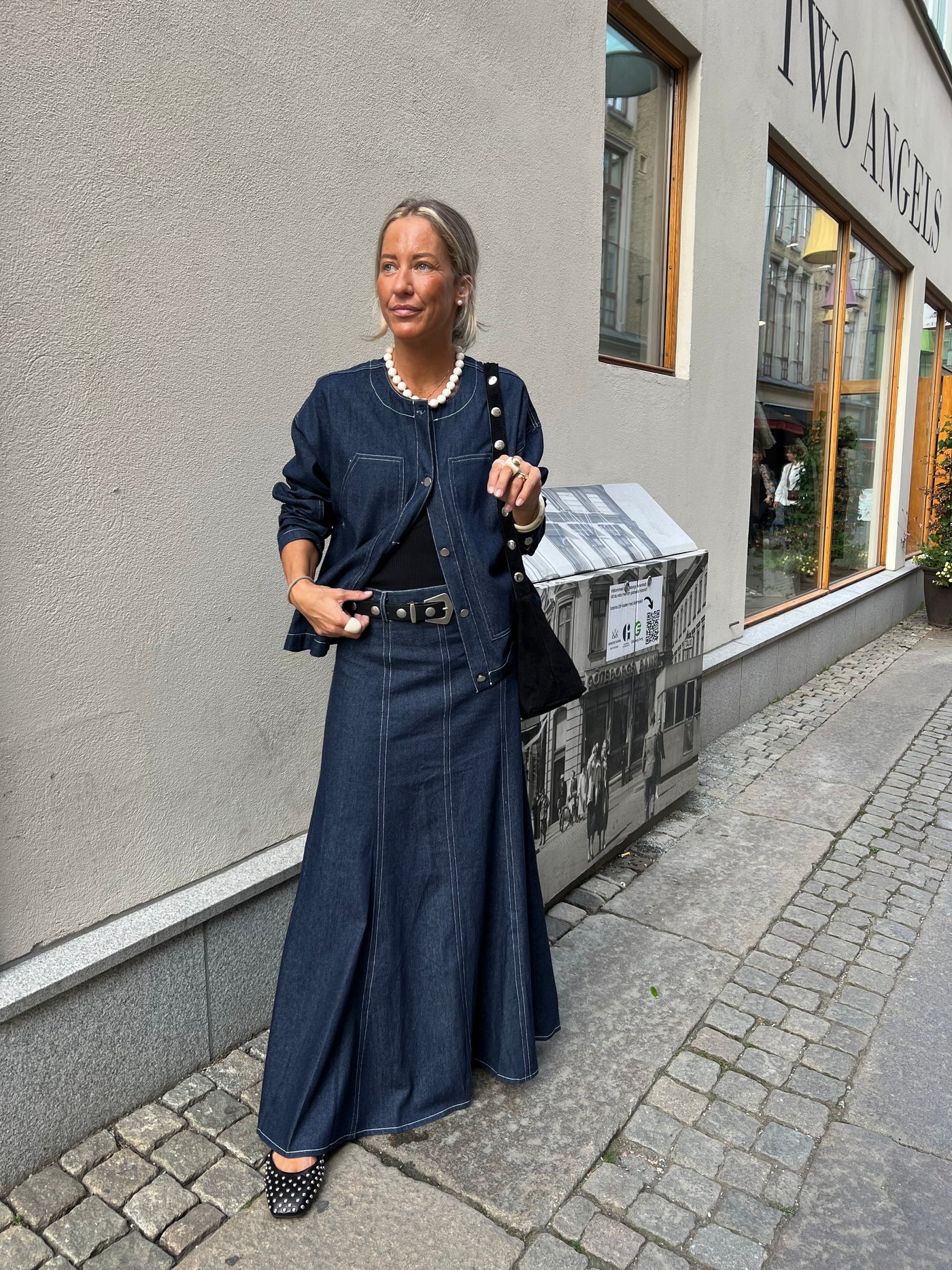 Denise denim skirt