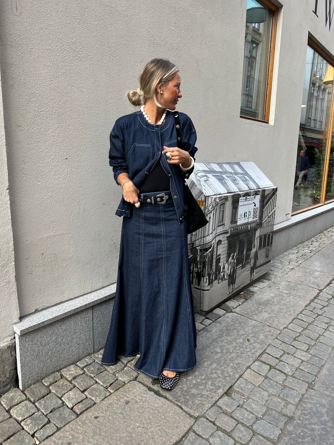 Denise denim skirt