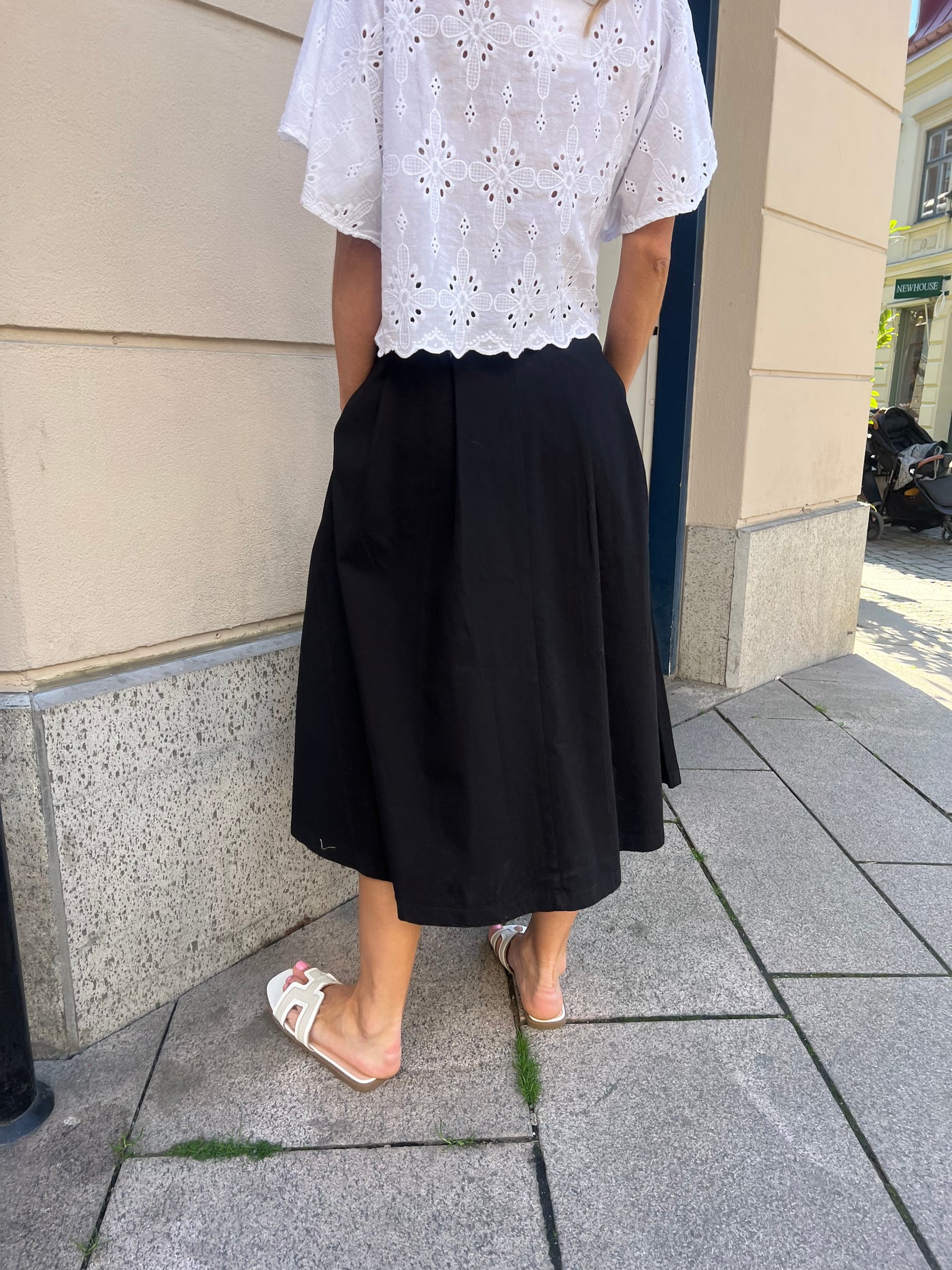MORISETTE SOLAR SKIRT IN BLACK