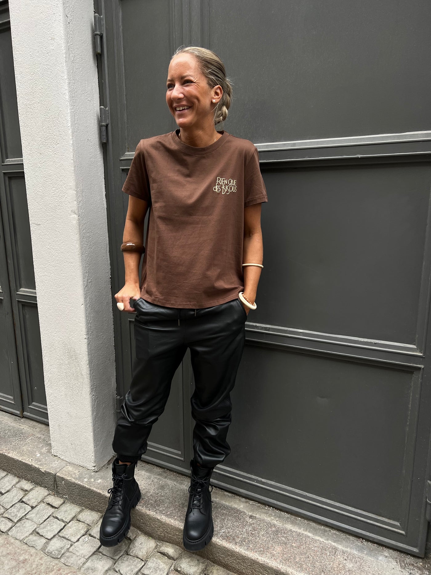 Bisous tshirt Brown
