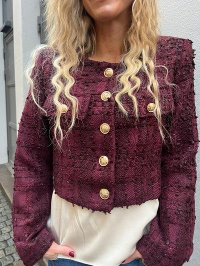 Sarah jacket vinröd