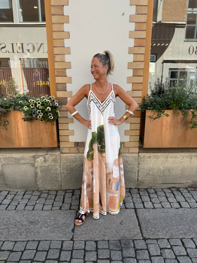 FRANCES STRAP DRESS CREAM