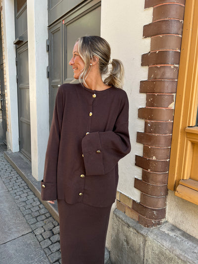 Cecilia kofta/guldknapp