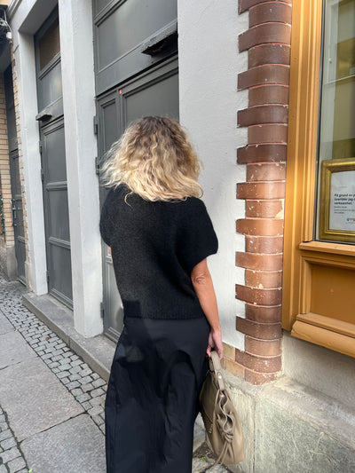 Bambi stickad topp svart