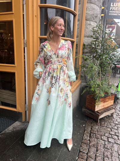Flower dress Green