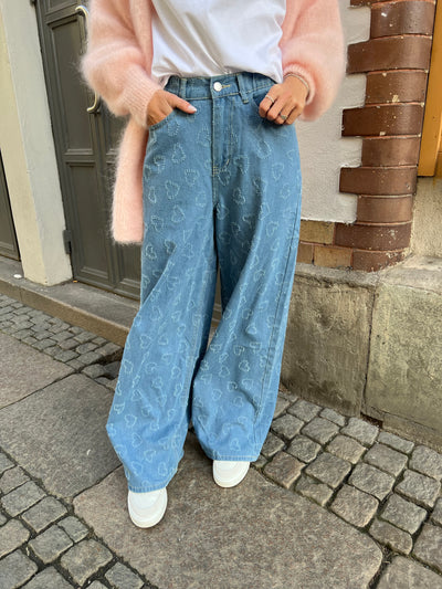 Small heart denim new