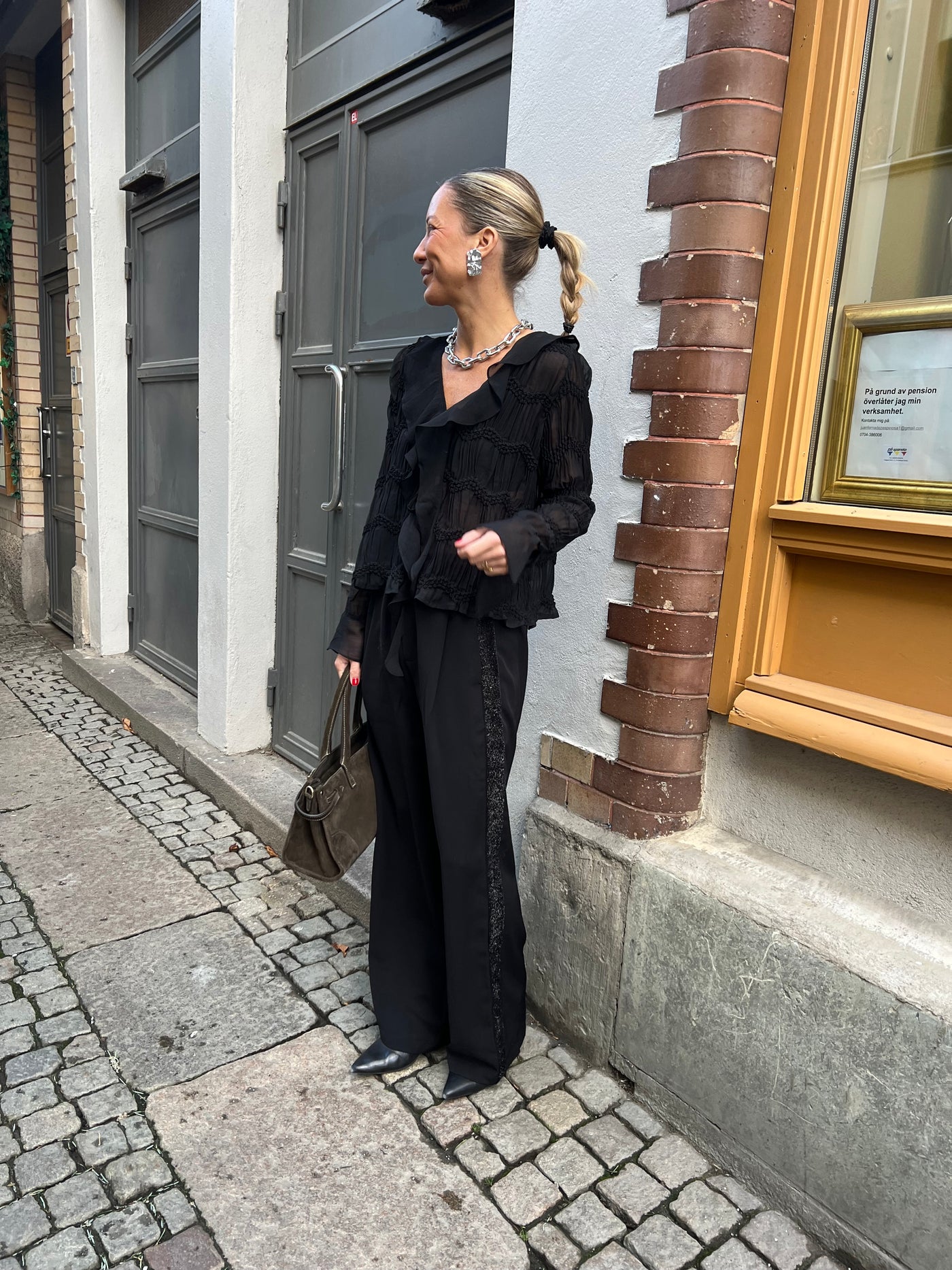 ANIKA CREPE CHIFFON BLOUSE