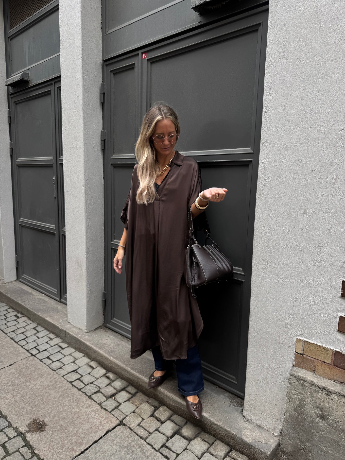 Marie Dress Brown