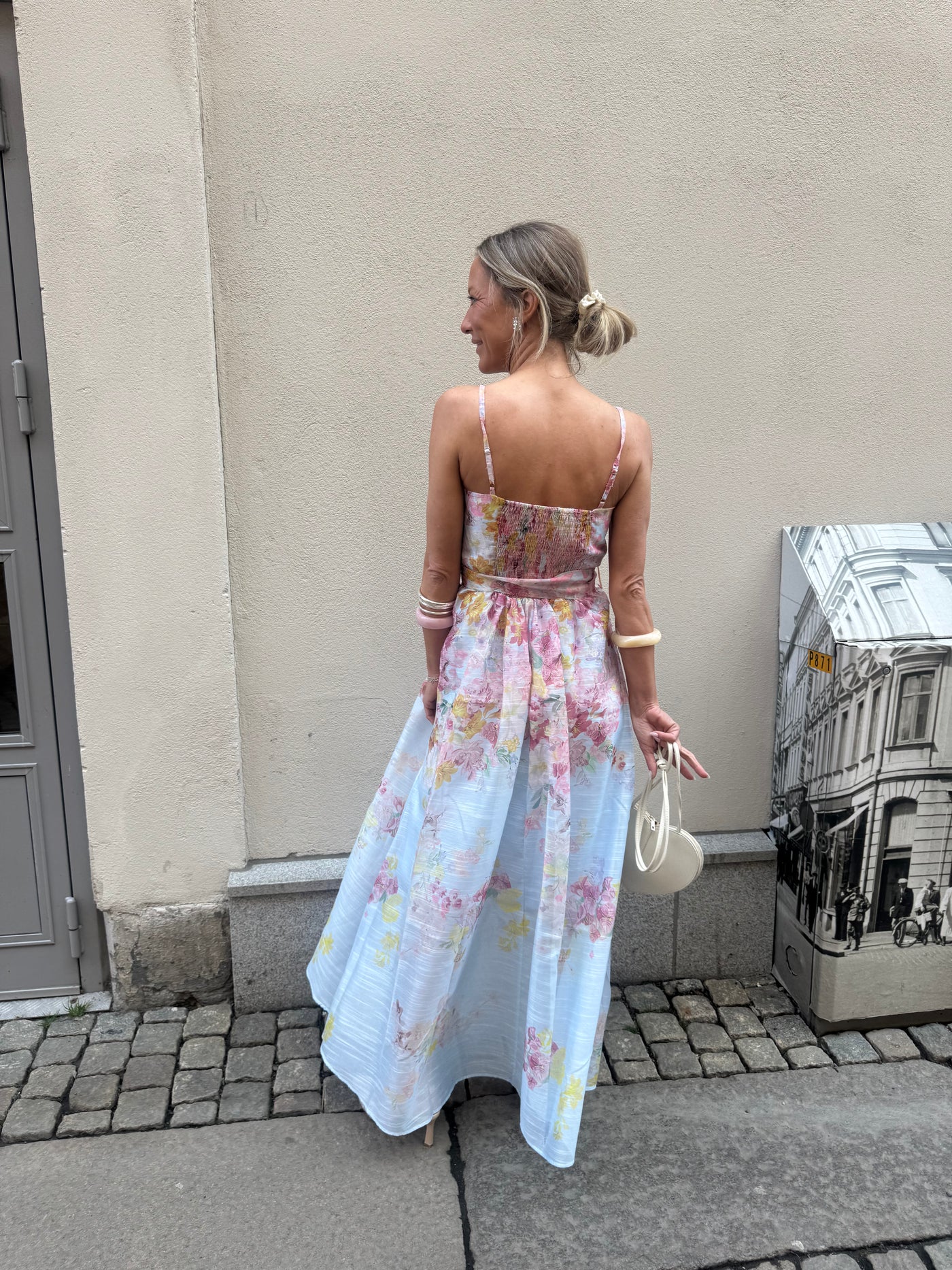Ruth Flower Dress Blue
