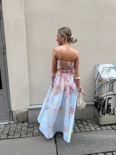 Ruth Flower Dress Blue