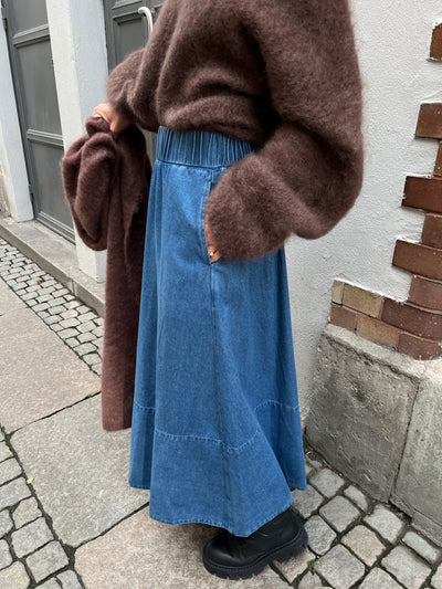 Yara denim skirt