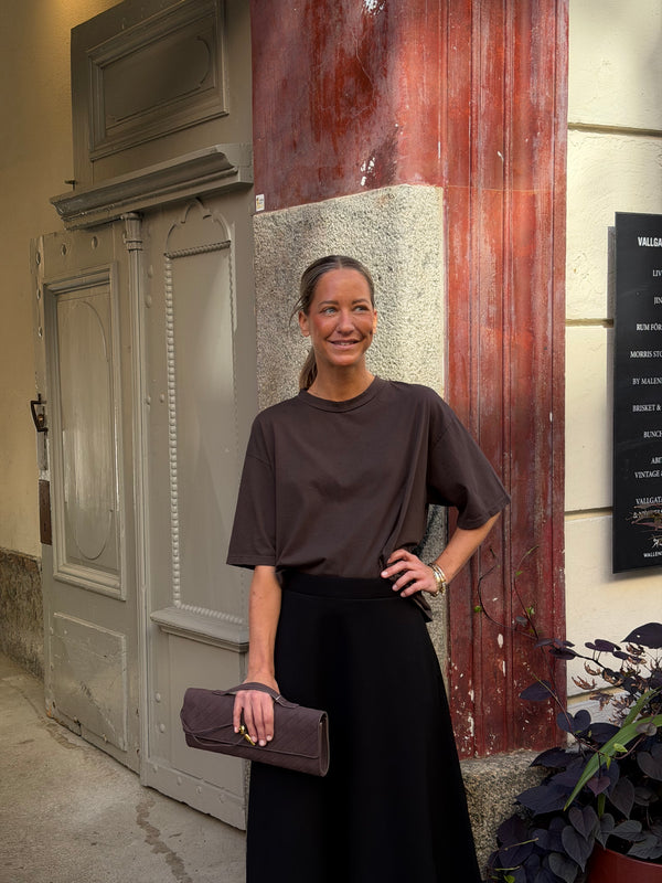 Basic T-shirt BRUN 157