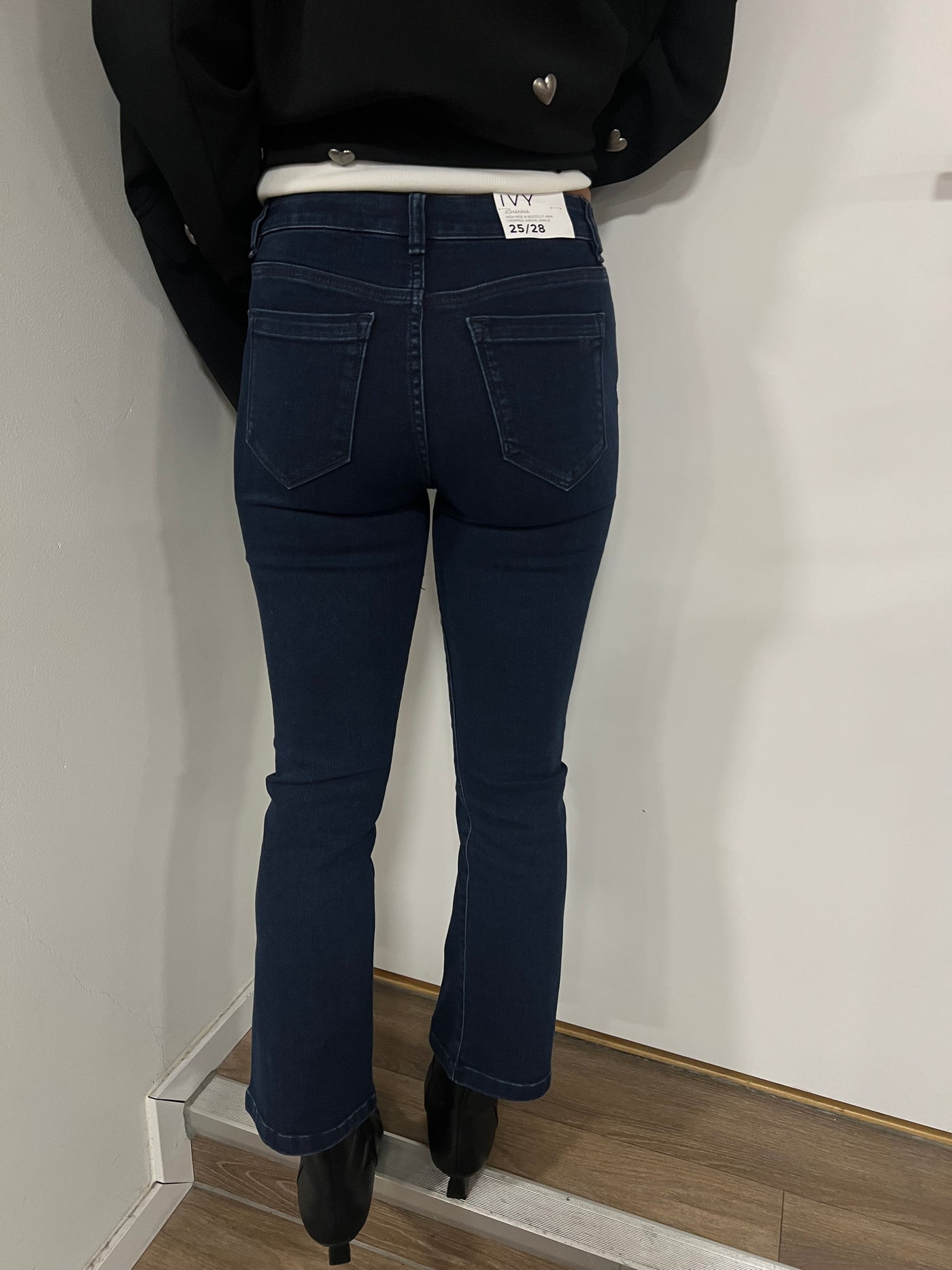 Johanna kick flare midnight blue