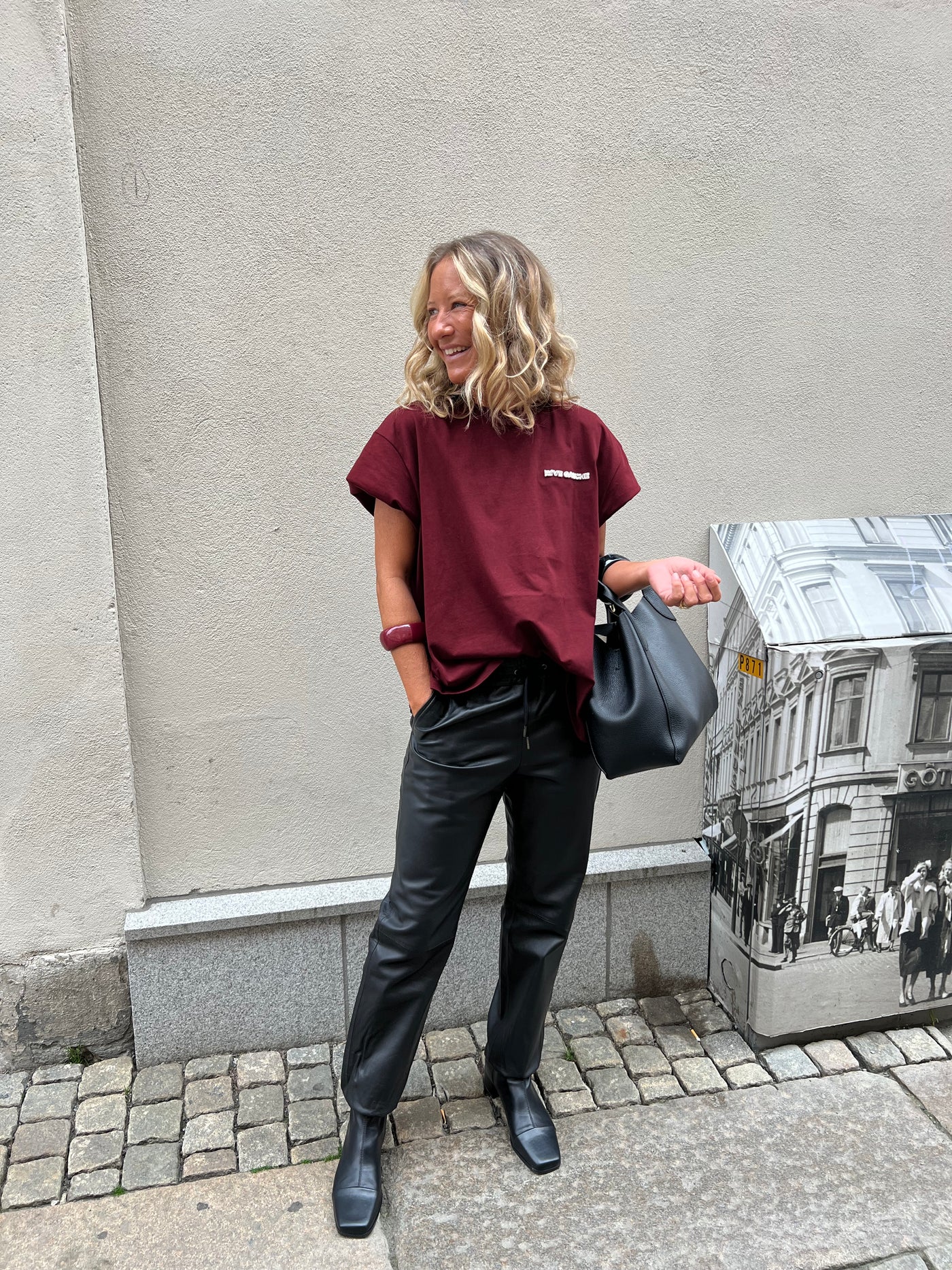 Shilo Leather pants Black