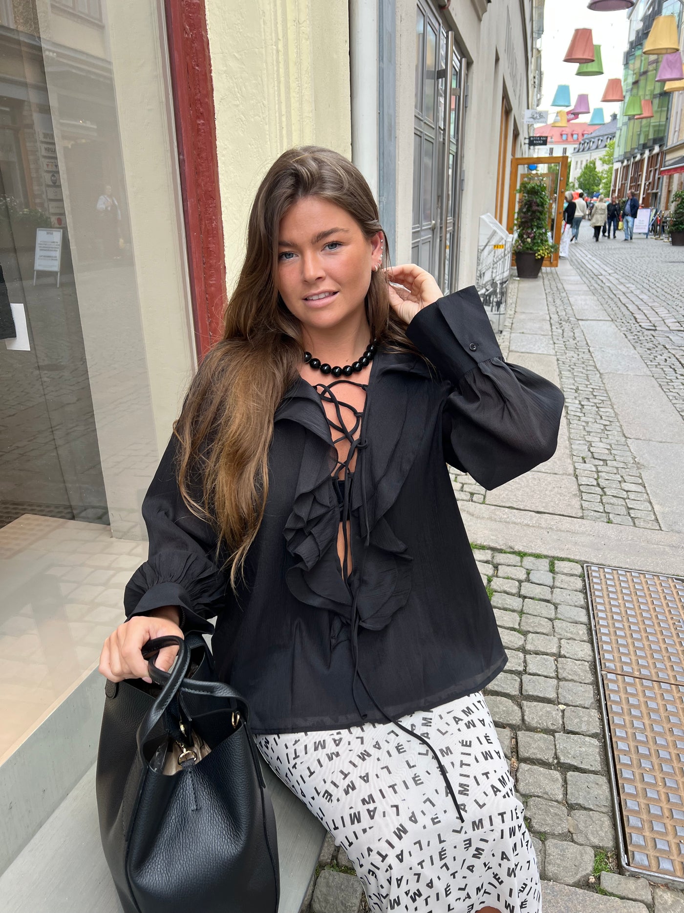 Paulina blouse black