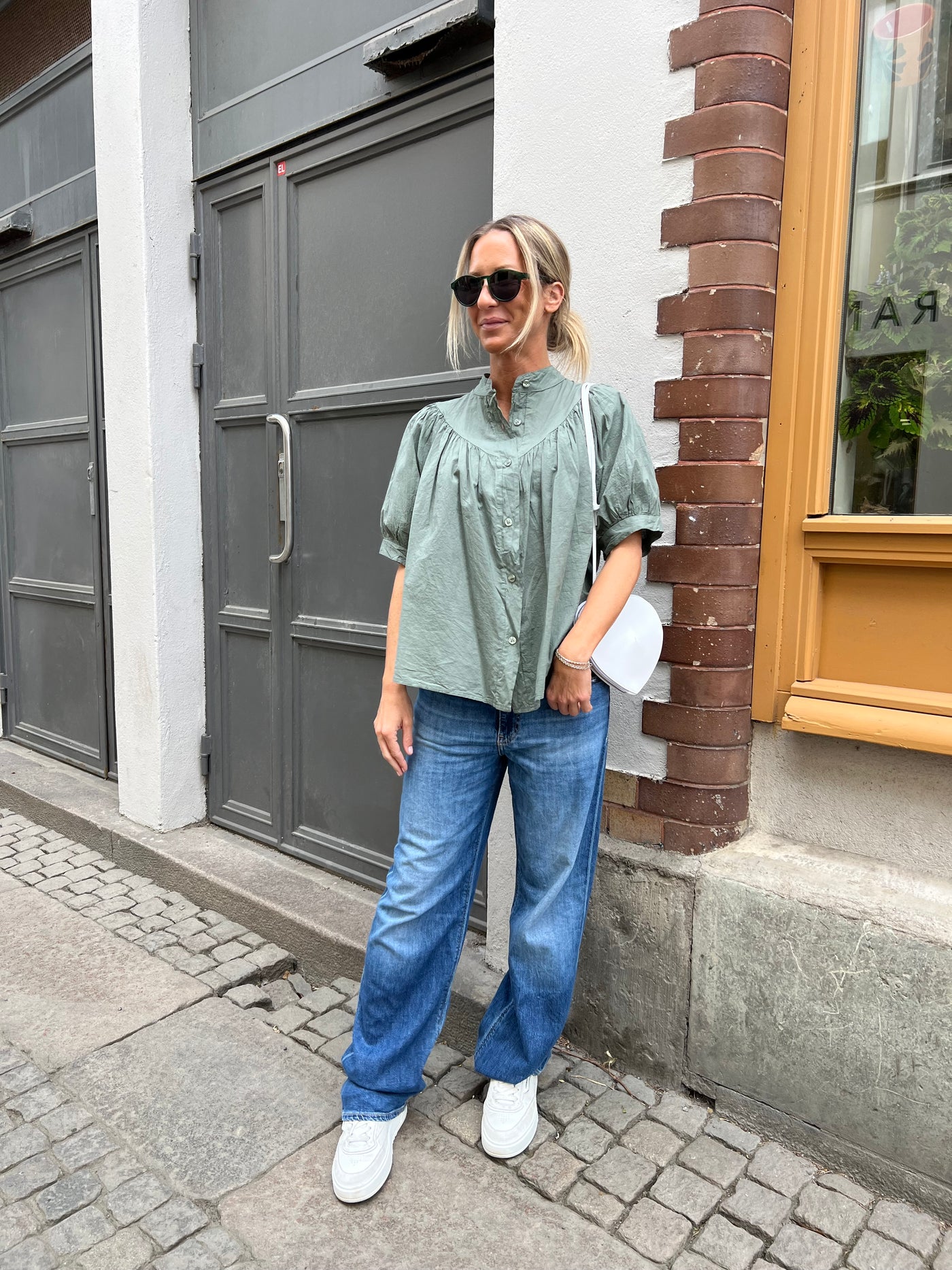 CINDY BLOUSE GREEN