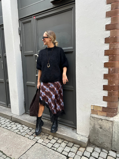 Roro Mohair  black Short - 22012