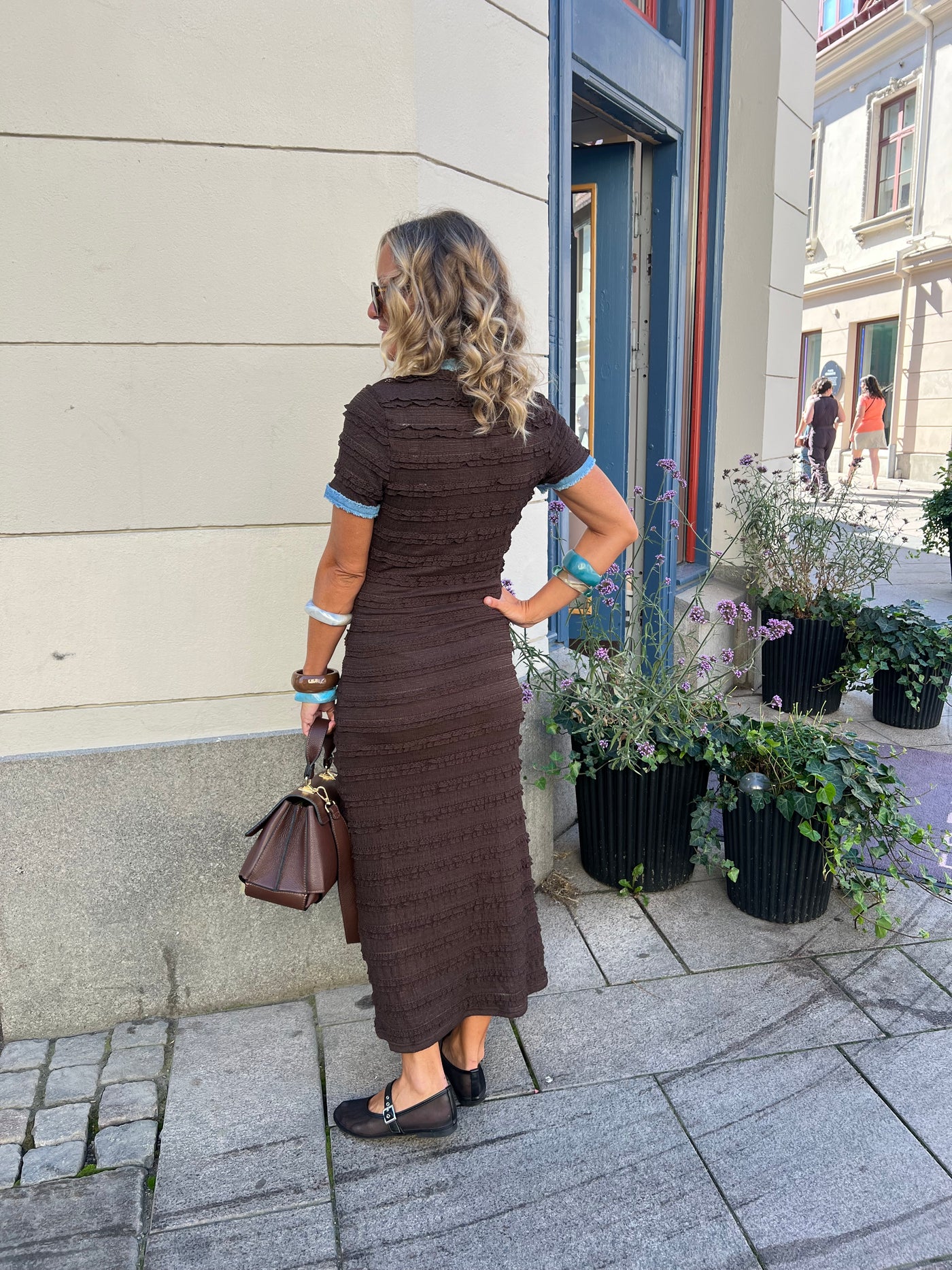 Mango dress Brown