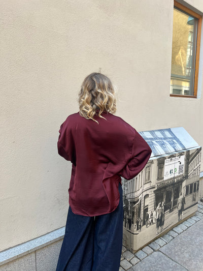 Look blouse Bordeaux