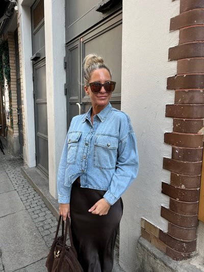 Cindy cc denim shirt fade denim