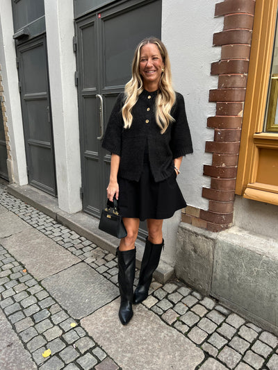 Benuta fluffy knit dark brown