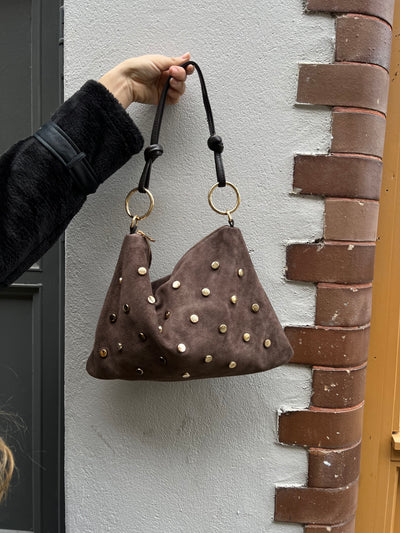 Jolie Smal STUDS Bag TAUPE