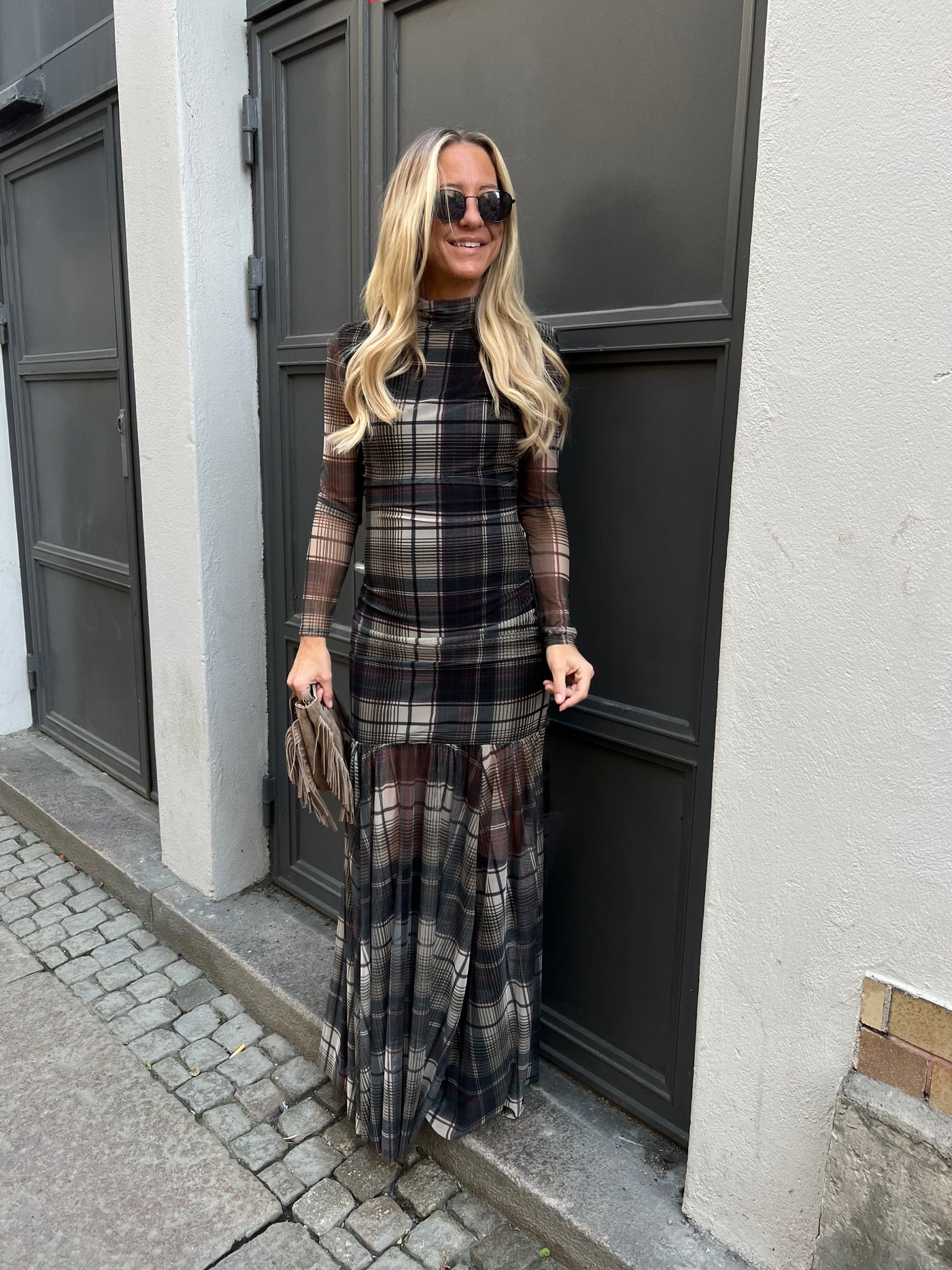 Sascha mesh dress rutig 19516