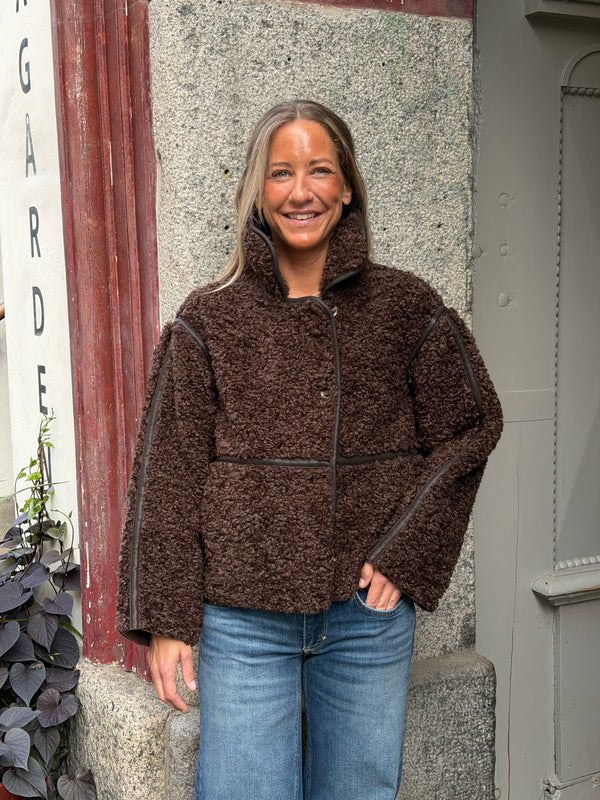 Castor faux fur jacket