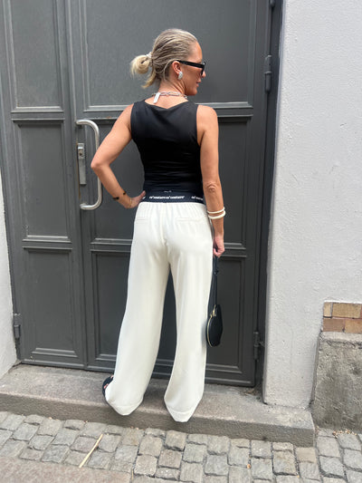 Amina CC logo pant offwhite