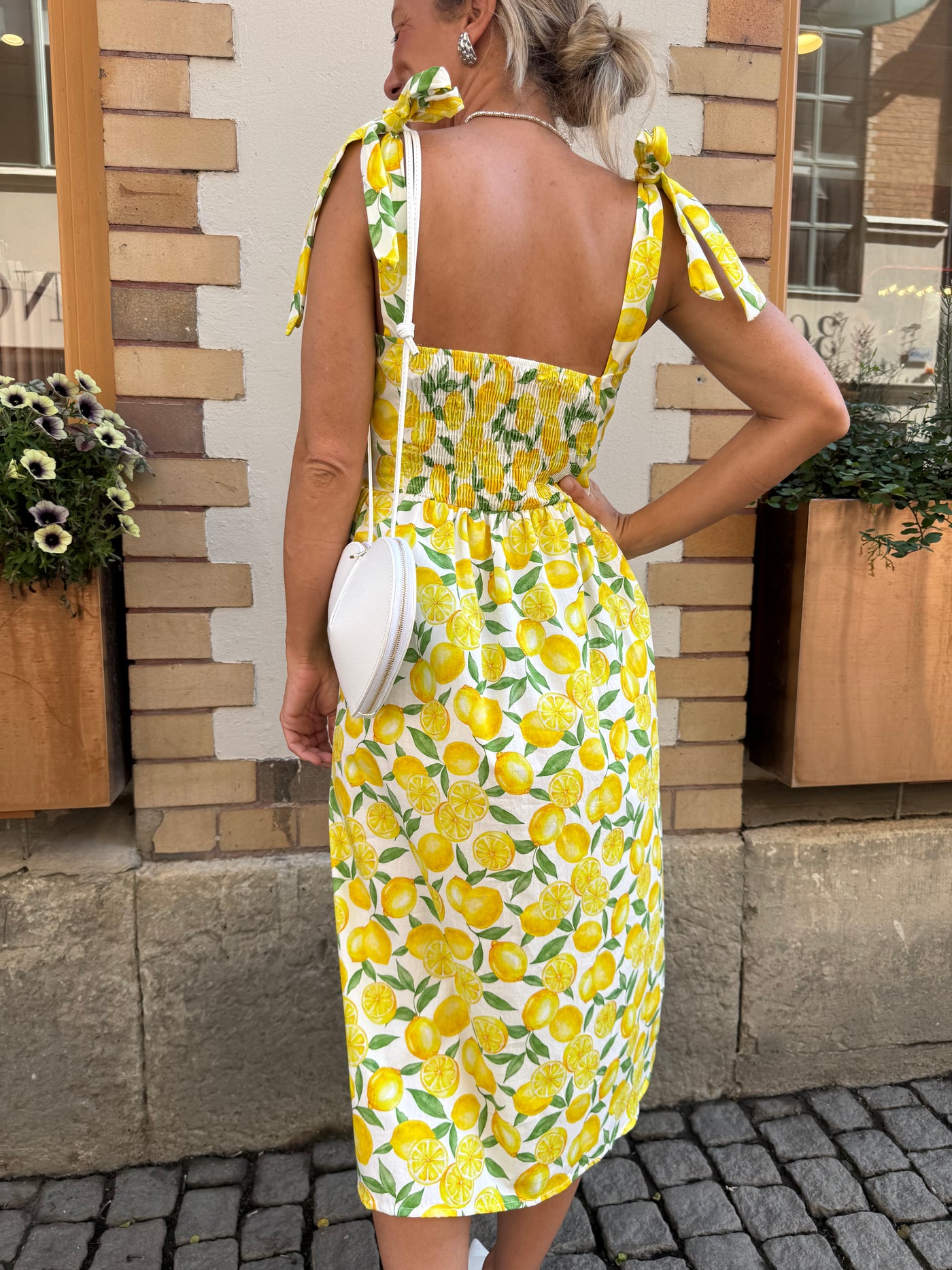 Lemon Dress Knyt Vit
