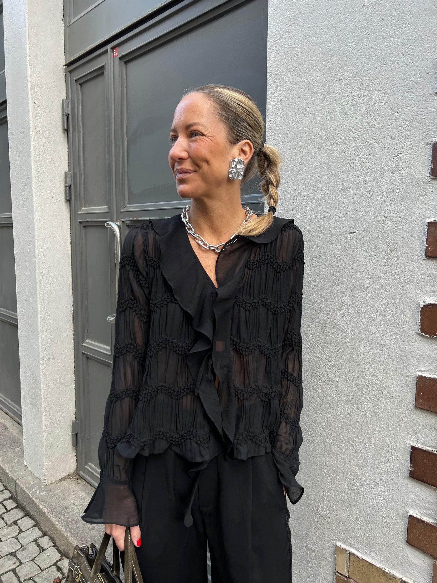 ANIKA CREPE CHIFFON BLOUSE