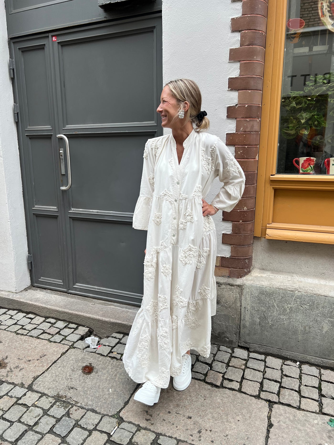 Hanna 3D dress OffWhite