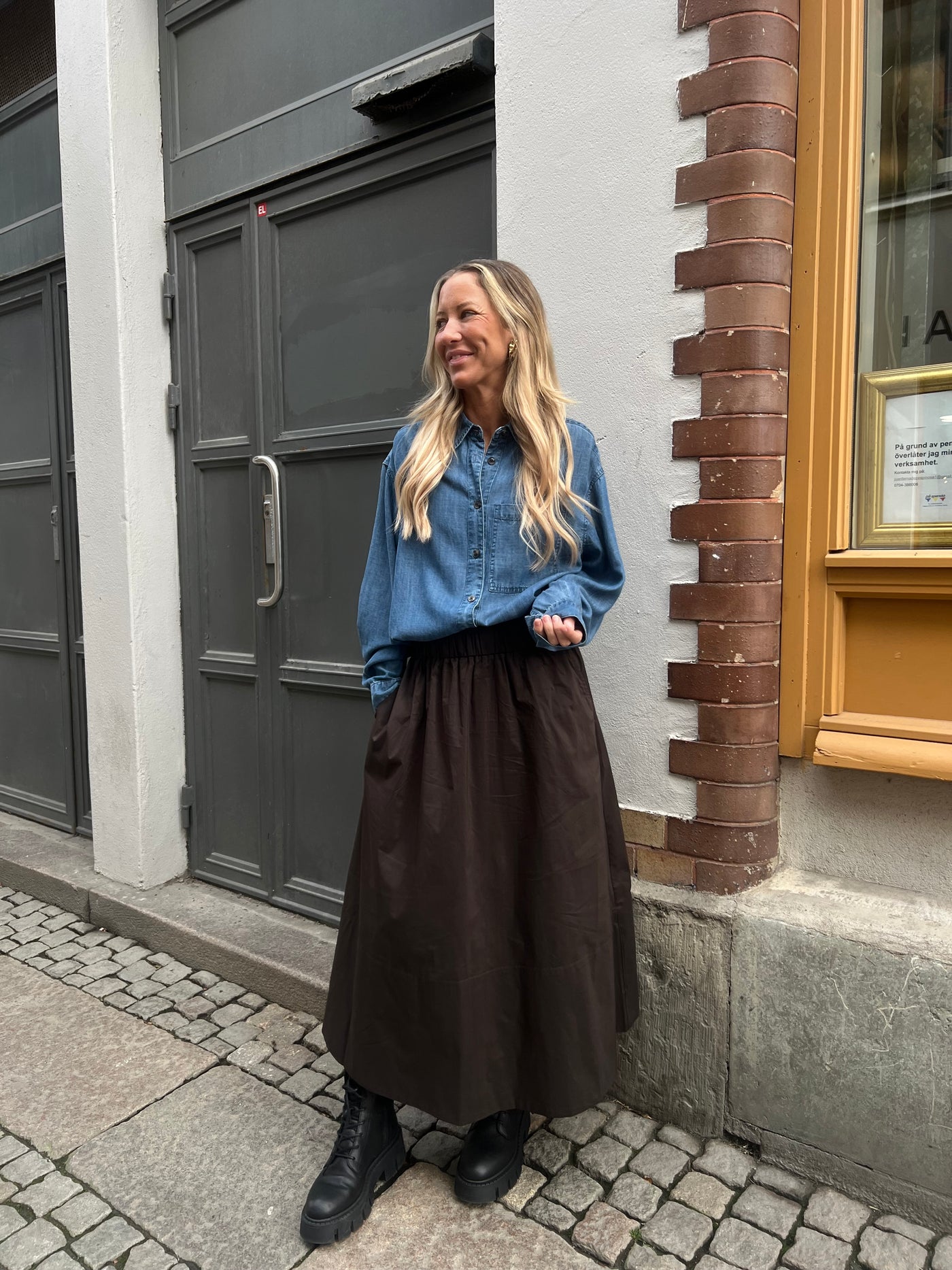 Ivy jeansskjorta Matti lyocel shirt wash Bronx