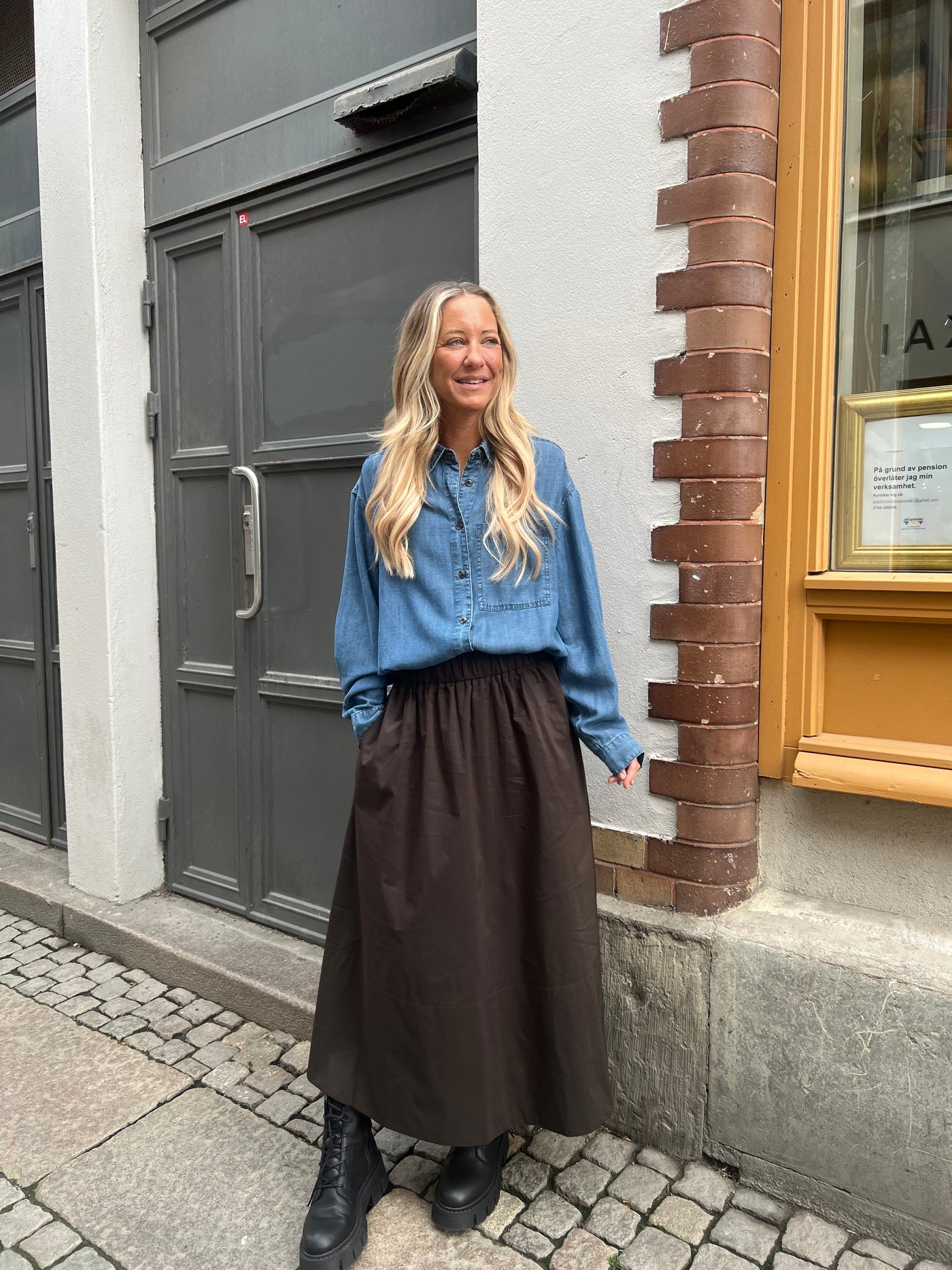 Ivy jeansskjorta Matti lyocel shirt wash Bronx