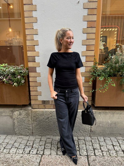 Anthea knit top black